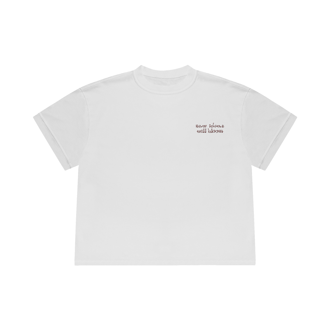 BLOOMS WHITE T-SHIRT