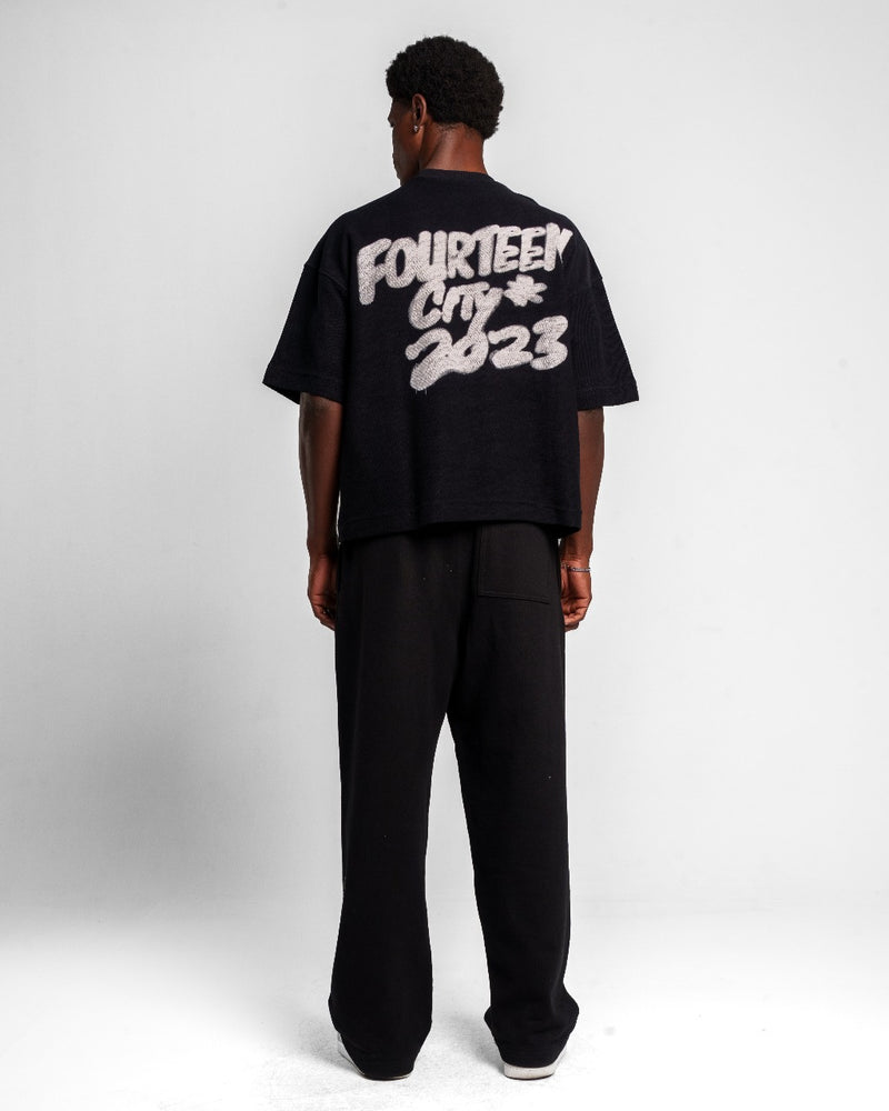FOURTEN CITY T SHIRT BLACK