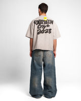 FOURTEEN CITY T SHIRT GREY
