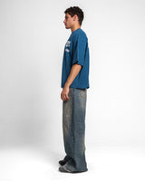 FOURTEEN CITY T SHIRT BLUE SAPPHIRE