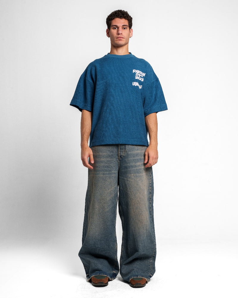 FOURTEEN CITY T SHIRT BLUE SAPPHIRE