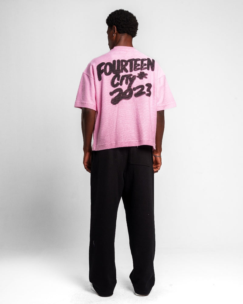 FOURTEEN CITY T SHIRT ROSE