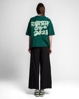 FOURTEEN CITY T SHIRT TEAL