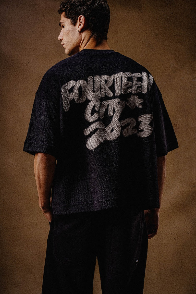 FOURTEN CITY T SHIRT BLACK