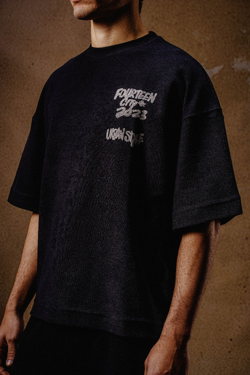 FOURTEN CITY T SHIRT BLACK