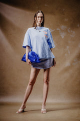 FOURTEEN CITY T SHIRT BABY BLUE
