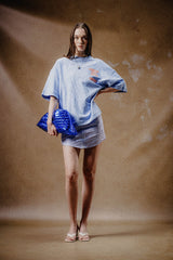 FOURTEEN CITY T SHIRT BABY BLUE