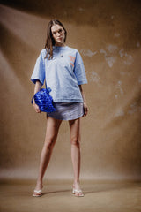 FOURTEEN CITY T SHIRT BABY BLUE