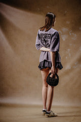 FOURTEEN CITY T SHIRT DARK GREY