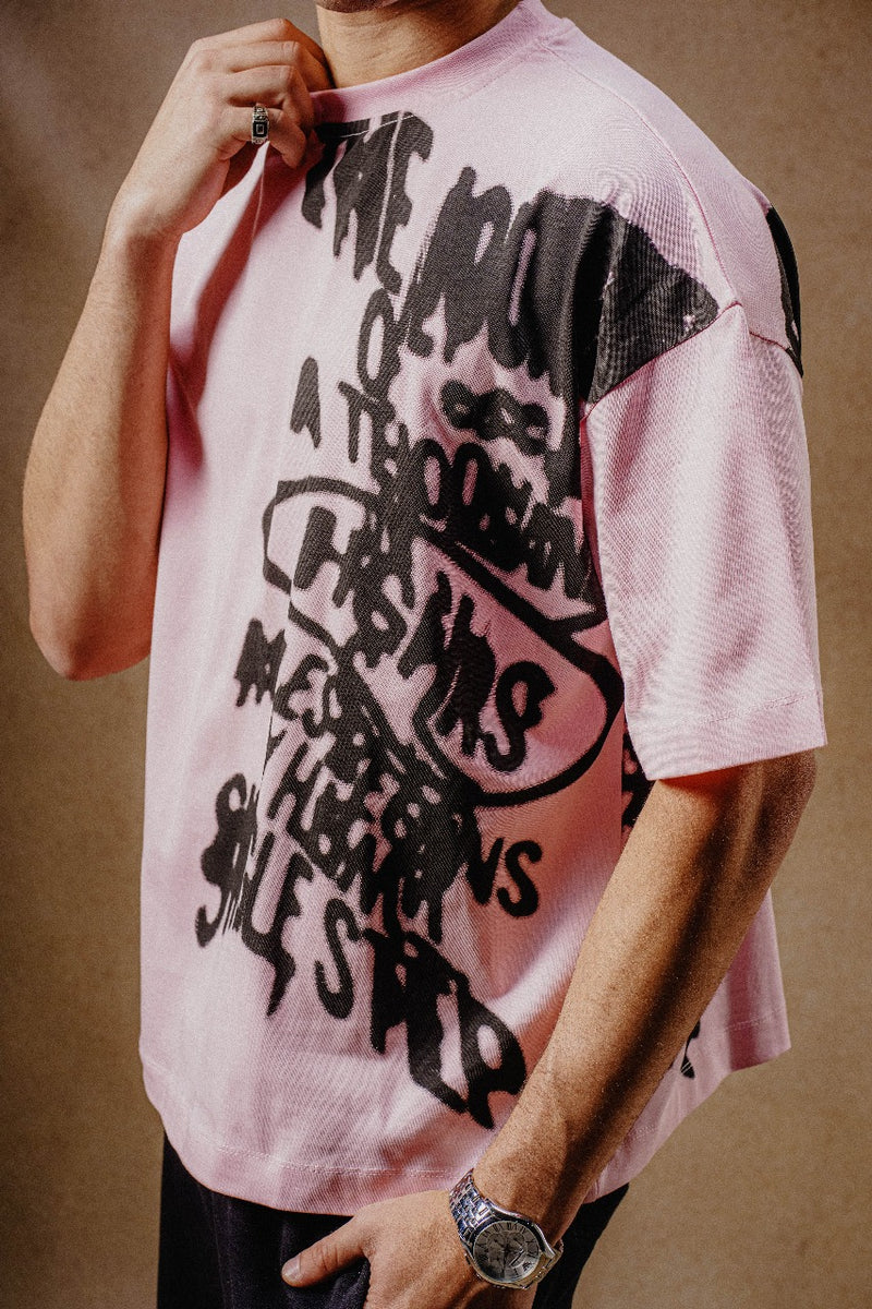UNDEFINED T SHIRT ROSE