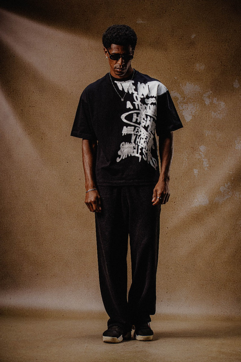 UNDEFINDED T SHIRT BLACK