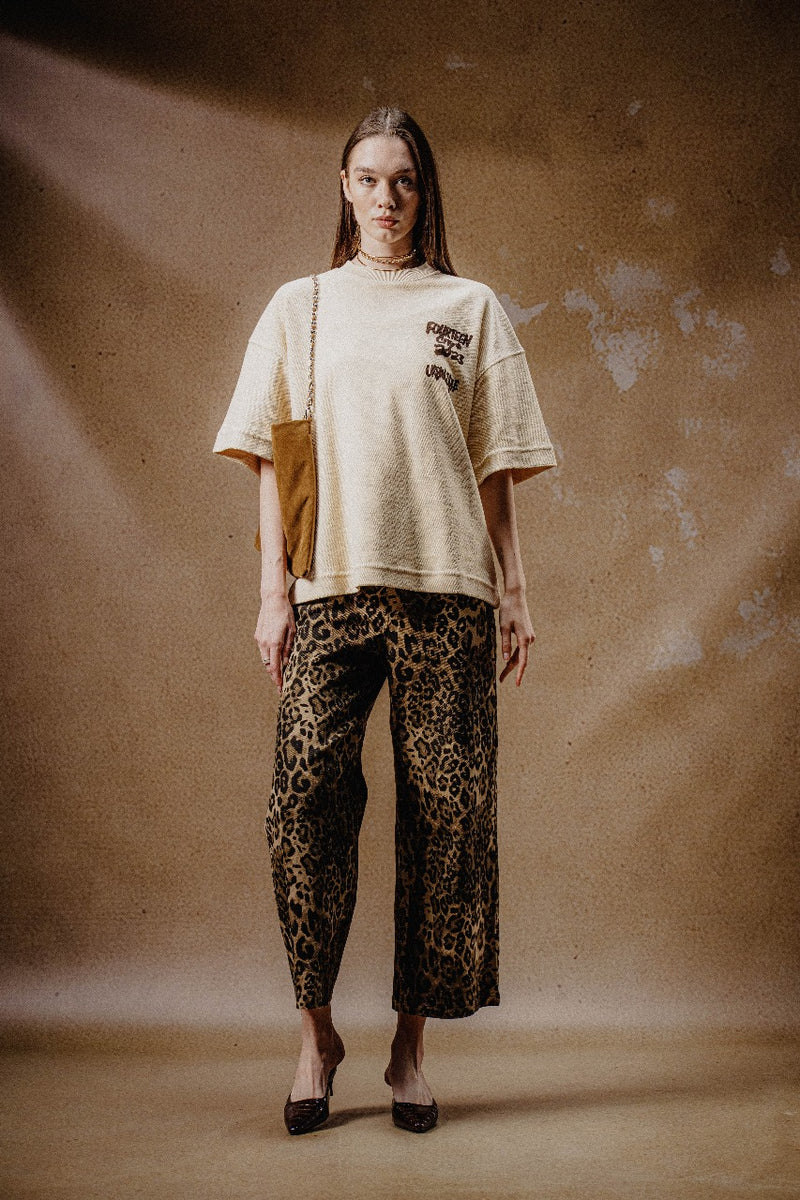 FOURTEEN CITY T SHIRT BEIGE