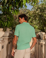 KNITTED POLO 203 MINT