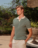KNITTED POLO 202 OLIVE