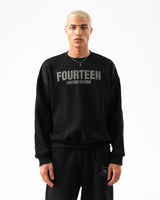 BLACK FOURTEEN CREWNECK