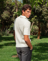 KNITTED POLO 203 WHITE