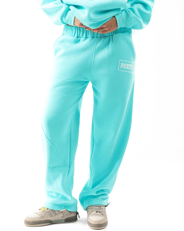 BABY BLUE PUFF SWEATPANTS