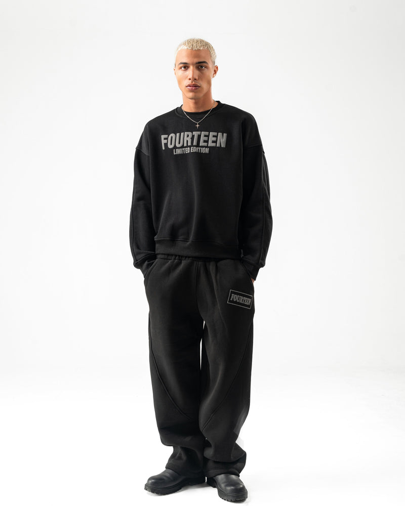 BLACK FOURTEEN CREWNECK