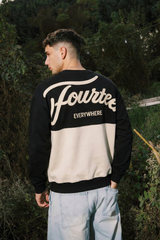 FOURTEEN EVERY WHERE CREWNECK BLACK