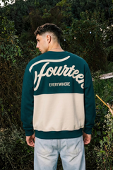 FOURTEEN EVERY WHERE CREWNECK TEAL