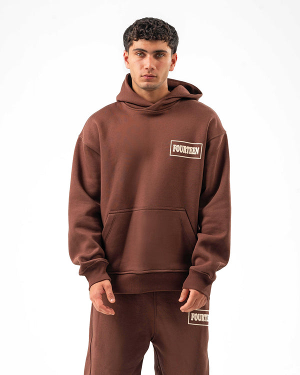 BROWN PUFF HODDIE