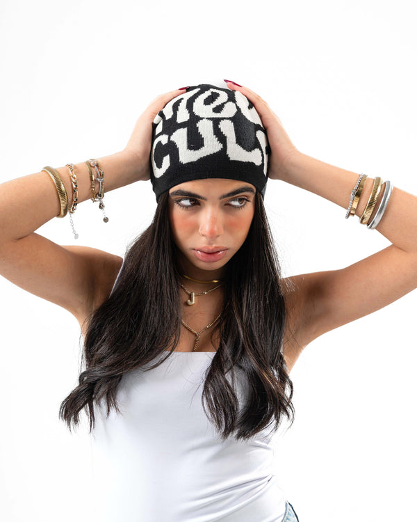 BLACK X WHITE BEANIE