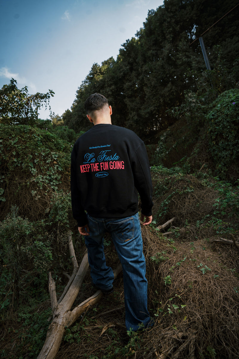 FIESTA CREWNECK BLACK