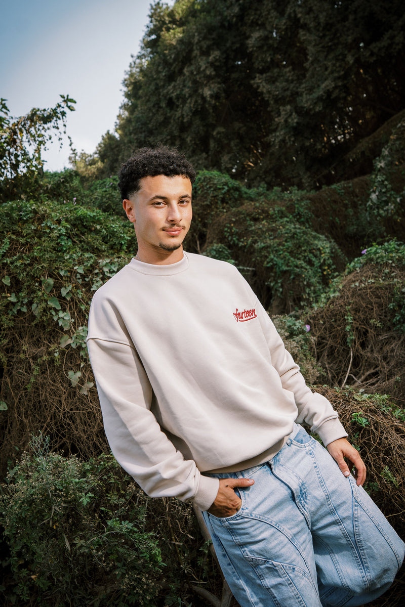 FIESTA CREWNECK BEIGE