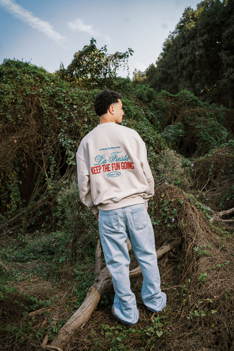 FIESTA CREWNECK BEIGE
