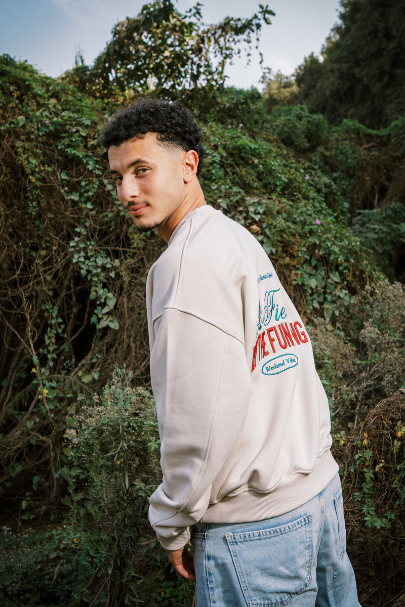 FIESTA CREWNECK BEIGE