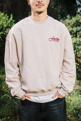 STATMENT CREWNECK BEIGE