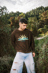SUNRISE CREWNECK BROWN