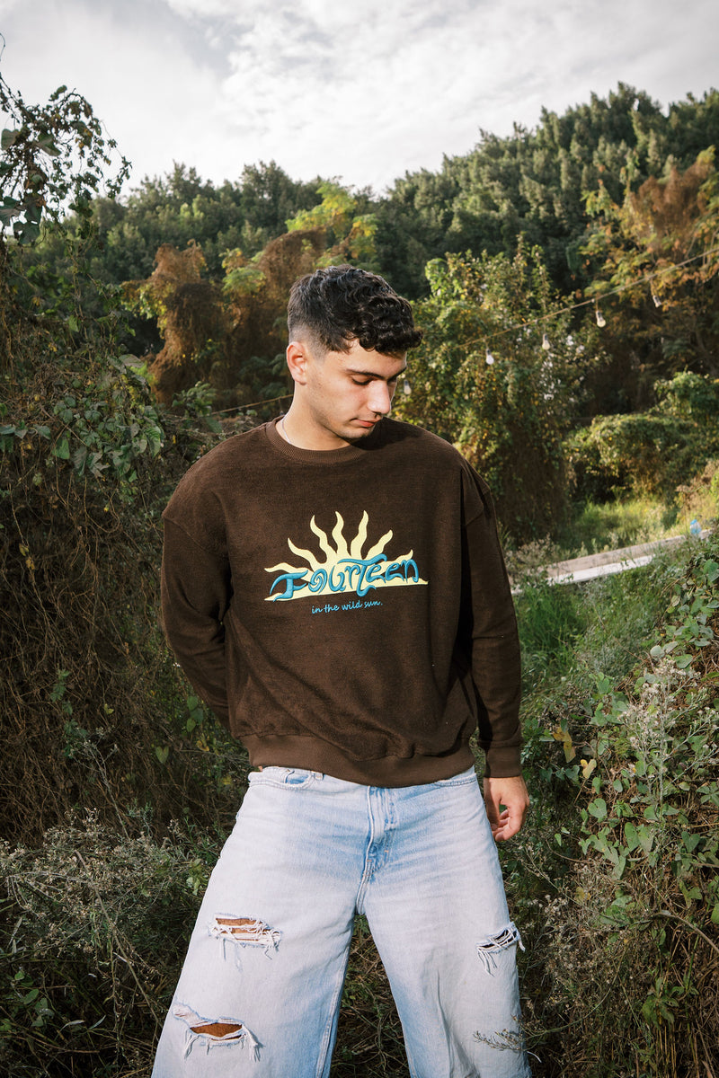 SUNRISE CREWNECK BROWN