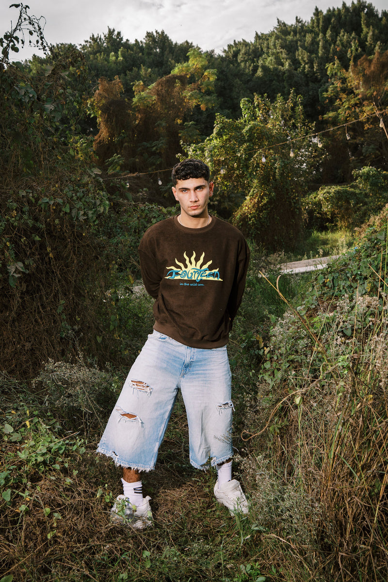 SUNRISE CREWNECK BROWN
