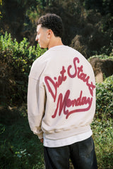 STATMENT CREWNECK BEIGE