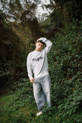 EMBROIDERY KNITTED SWEATER WHITE