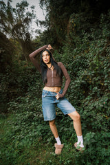 MINI JACKET 02 BROWN