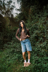 MINI JACKET 02 BROWN