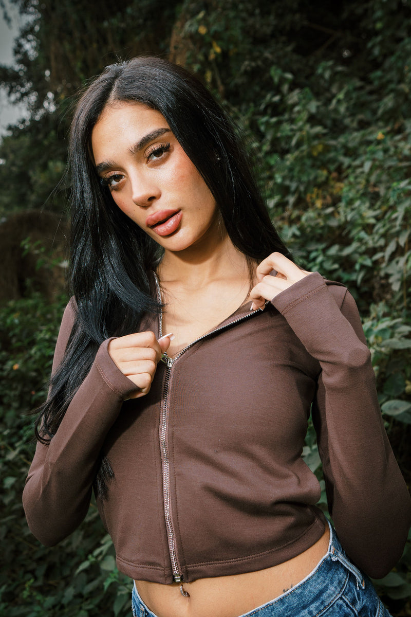 MINI JACKET 02 BROWN