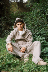 WOOL ZIP UP JACKET BEIGE