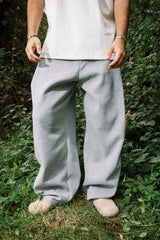 WOOL PANTS GREY