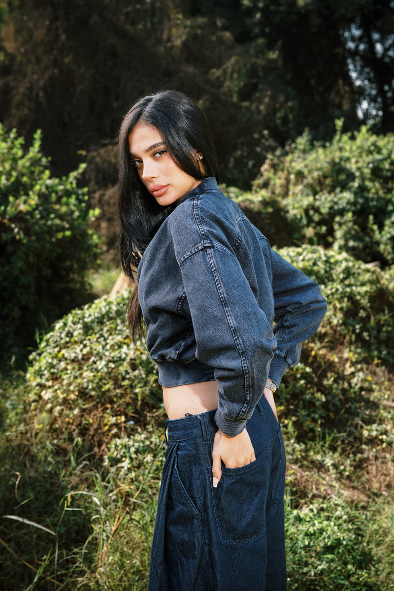 DENIM MINI JACKET