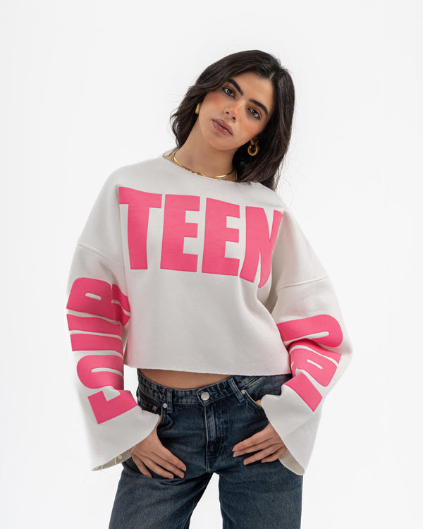 FOURTEEN GIRL CREWNECK WHITE