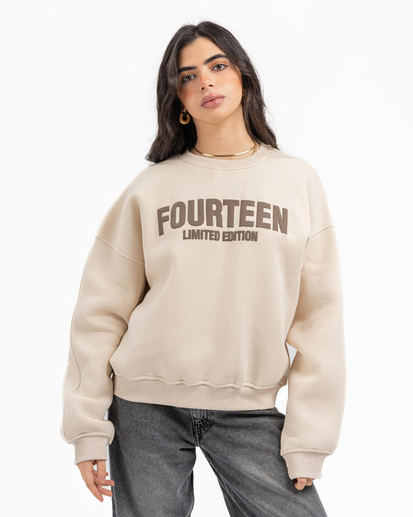 FOURTEEN CREWNECK BEIGE