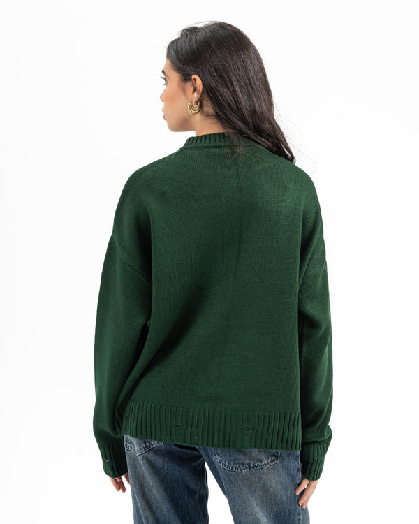 FOURTEEN KNITTED SWEATER OLIVE