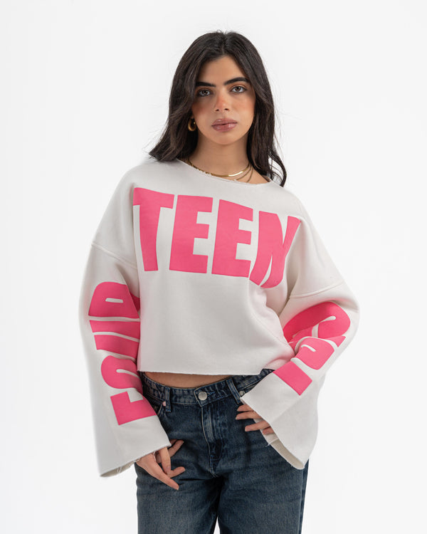 FOURTEEN GIRL CREWNECK WHITE